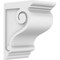 Ekena Millwork Standard Scroll Architectural Grade PVC Corbel, 7"W x 10"D x 14"H CORP07X10X14SCR - alternate 1